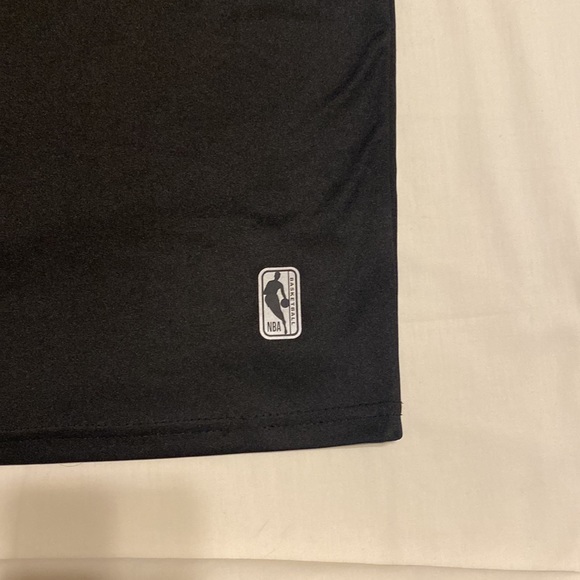 NBA KIDS JERSEY SIZE M (10-12) COLOR BLACK ORANGE LOGO - Picture 3 of 7